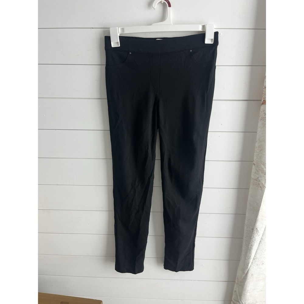 89th + Madison Womens Size M Black Stretch Pants 0547